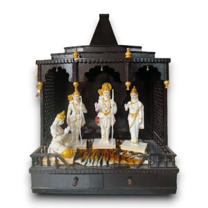 MANDIR DONKER BRUIN 148/106 MANDIR PRIJS IS ZONDER BEELD
