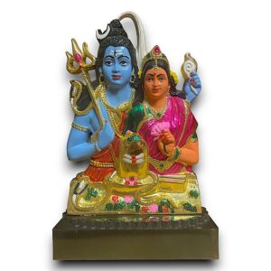 SHIVA PARVATI BEELD 06  23/15CM