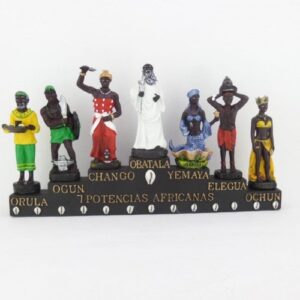 SEVEN AFRICAN BEELD 38/22 CM