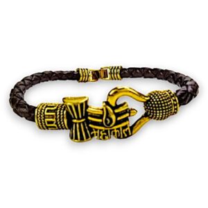 ARMBAND TRISHUL DAMRU GOLD