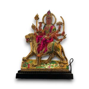 DURGA MA BEELD MET LICHT H34/B25 Cm -