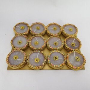 DIA KAARS NO.27 GOUD 12 STUKS 5CM
