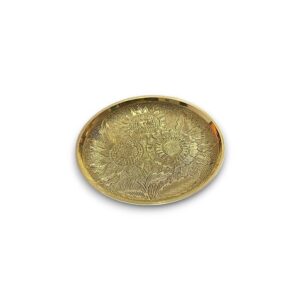 Embossed Round Plate (A) 13 cm