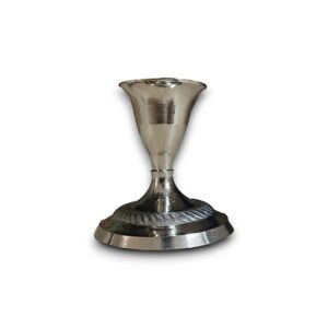 KAARS HOUDER 6CM ZILVER