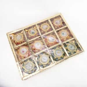 KAARS DECO GOUD KLEUR 12 STUKS