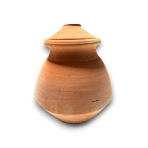 KLEI URN MET DEKSEL 15 CM