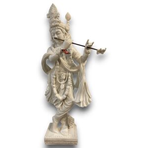 KRISHNA STATUE WITH FLUTE  H96/B42/L19 CM