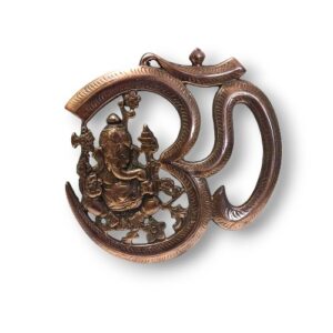 OM GANESH WALL ART HANGING 23CM