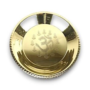 THALI OHM WITH DIYA 30 CM