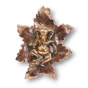 GANESHA WALL ART OP BLAD 27 CM (11INCH)