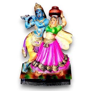 RADHA KRISHNA BEELD KLEUR 32CM