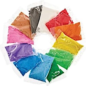 RANGOLI KLEUR POEDER  SET OF 12