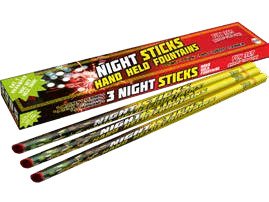 Night Sticks 1 pack 3 piece (CAT 1)