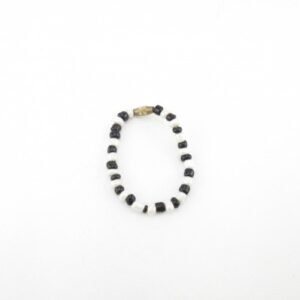 ZWART WIT KRAAL ARMBAND KIND