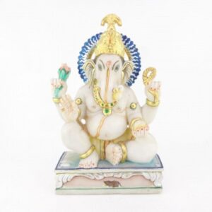 GANESH BEELD MARMER 18CM