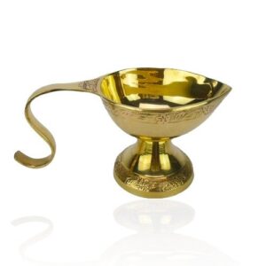 DIA GOUD MET HANDVAT 9CM