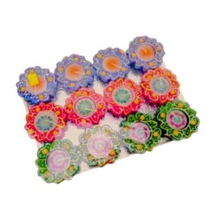 KAARS DECO MIX KLEUR 12 STUKS