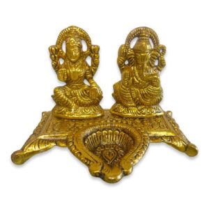 MURTI GOUD GANESH LAXMI 11CM