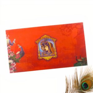 INDIAN GIFTBOX 19X31X5CM ROOD
