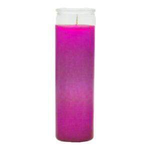 KAARS GLAS ROZE / PINK CANDLE