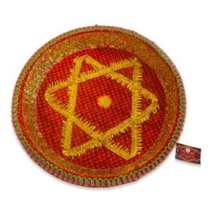 MANDJE DECORATIE ROOD 35 CM