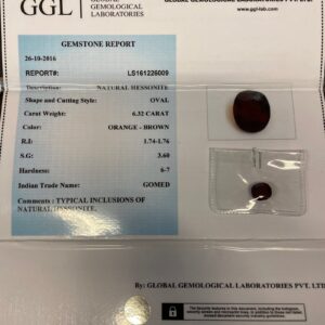 NATURAL HESSONITE STONE STEEN