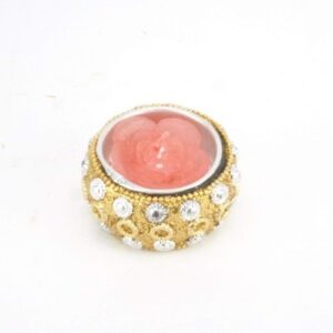 KAARS ROOS GOUD SILVER DECO 1X4ST