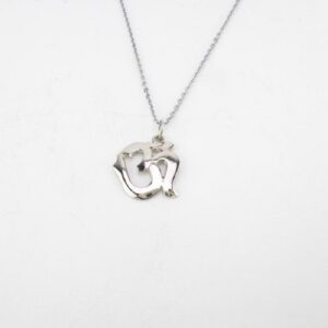 KETTING HANGER AUM ZILVER KLEIN