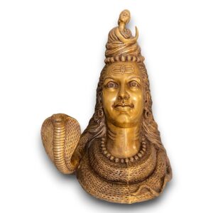 SHIVA HEAD STATUE  H 70/B40/L40 CM
