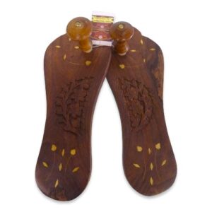 PUDAKA-WOODSLIPPERS HOUT SLIPPER 27CM