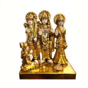 RAM DARBAR BEELD/MURTI GOLD 20CM