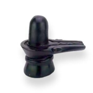 SHIVA LINGA ZWART MARMER 10CM