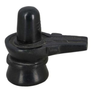 SHIVA LINGA ZWART MARMER 18/19CM