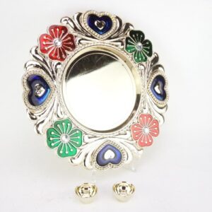 THALI BLOEM MET 2 DIA  25CM