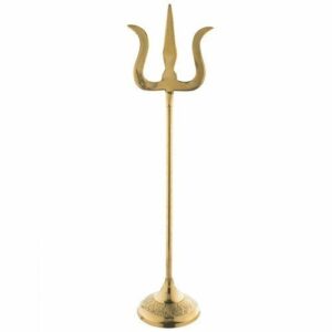 TRISHUL OP VOET KOPER 75CM*